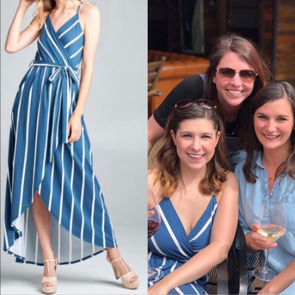 Wrap maxi dress